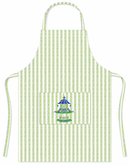 APRON ~ PAGODA GREEN