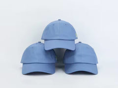 DENIM LINEN BLEND BASEBALL CAP BY JANE FOR HSH