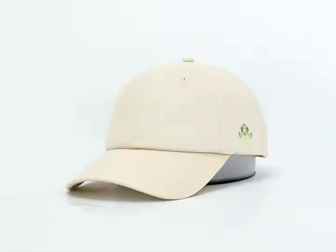 ECRU LINEN BLEND BASEBALL CAP BY JANE X HSH