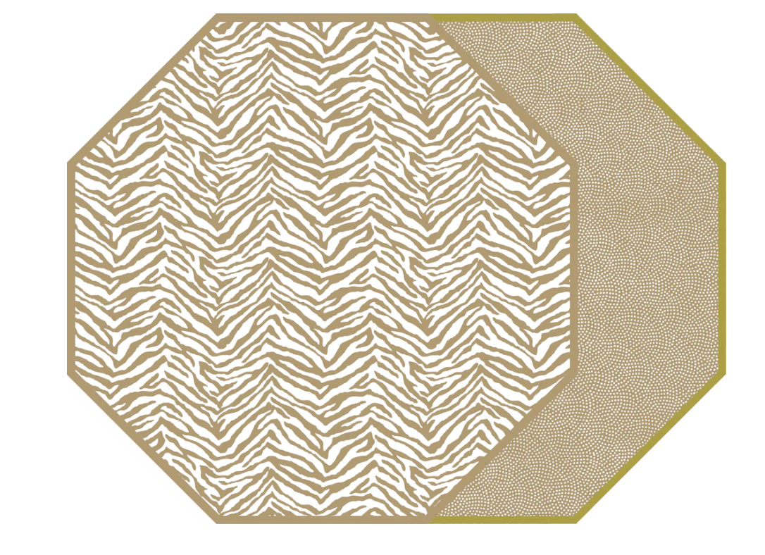 OCTAGONAL ZEBRA LATTE EOS SALE ~ 2 COLORS