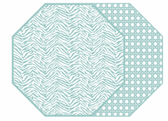 OCTAGONAL ZEBRA LATTE EOS SALE ~ 2 COLORS