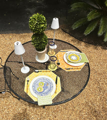 OCTAGONAL TWO SIDED PLACEMAT TOPIARY AND ASIAN CANE ~ SUNNY