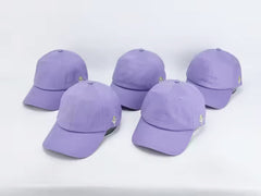 VIOLET LINEN BLEND BASEBALL CAP BY JANE X HSH