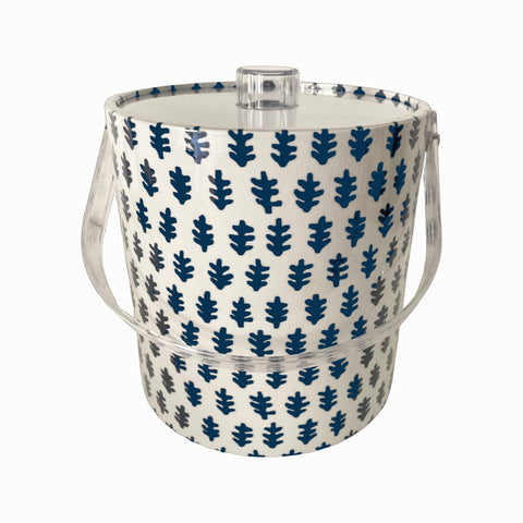 NAVY AGRA ICE BUCKET WITH ACRYLIC HANDLE