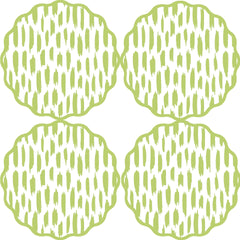 COASTER SET OF 4- DASH ~ 6 COLORS