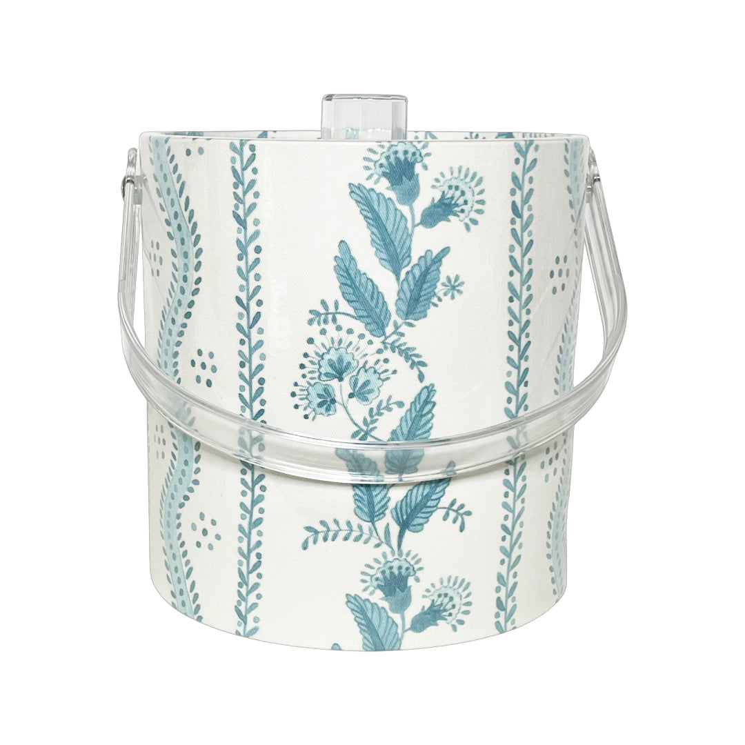 EMMA MID BLUE ICE BUCKET WITH  ACRYLIC HANDLE
