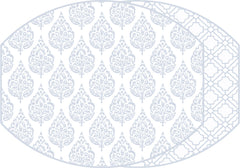 ELLIPSE TWO SIDED FLORA AND ASIAN CANE ~ AIR