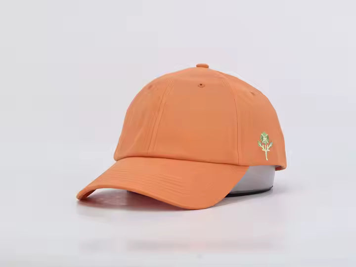 MELON LINEN BLEND BASEBALL CAP BY JANE X HSH