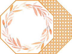 WATERCOLOR LEAVES WREATH