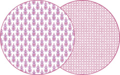 ROUND TWO SIDED RAJ & JAIPUR PLACEMATS