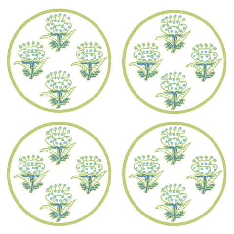 SET OF 4 COASTERS ~ PETITE FLEUR