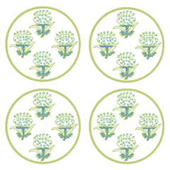 COASTER SET OF 4 ~ PETITE FLEUR ~ 4 COLORS