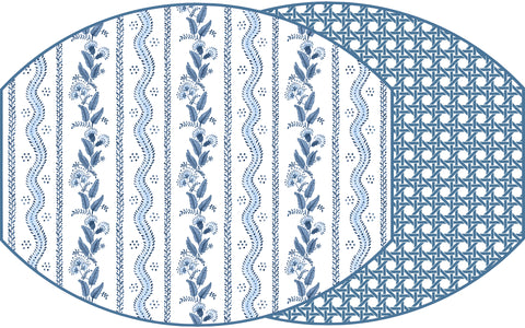 ELLIPSE TWO SIDED EMMA & CANE PLACEMATS