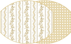 ELLIPSE TWO SIDED EMMA & CANE PLACEMATS