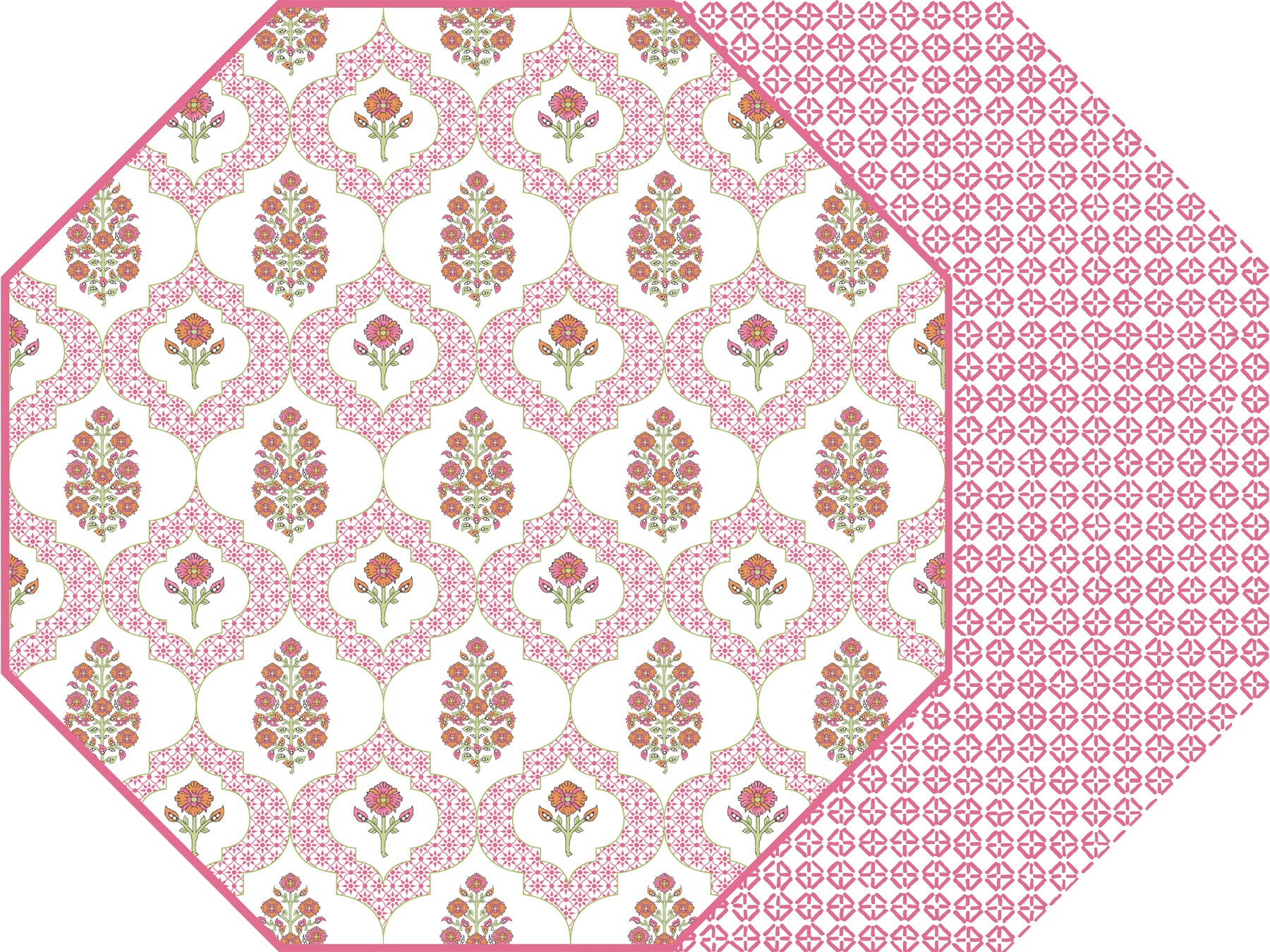 OCTAGONAL TWO SIDED INDIENNES
