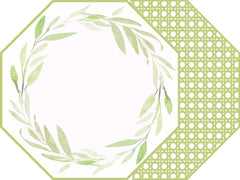 WATERCOLOR LEAVES WREATH