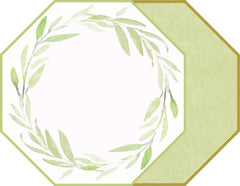 WATERCOLOR LEAVES WREATH