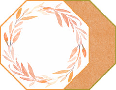 WATERCOLOR LEAVES WREATH