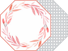 WATERCOLOR LEAVES WREATH
