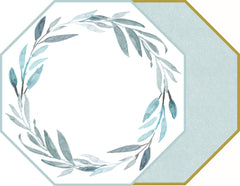 WATERCOLOR LEAVES WREATH