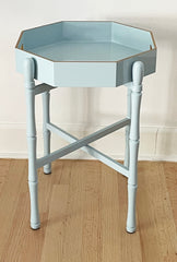 OCTAGONAL SKY LACQUER TRAY TABLE