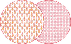 ROUND TWO SIDED RAJ & JAIPUR PLACEMATS