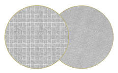 ROUND TWO SIDED MODERN SQUARES PLACEMAT RETAIL