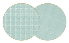 ROUND TWO SIDED MODERN SQUARES PLACEMAT RETAIL